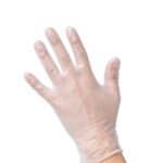 Zarys vinilinės vienkartinės pirštinės, skaidrios (100vnt)