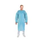 Chalatas CPE mėlynas, 112x140cm, per pirštą - Image 2