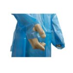 Chalatas CPE mėlynas, 112x140cm, per pirštą