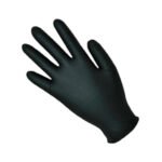 Polyco Bodyguards Finite black GL100 nitrilinės pirštinės, labai stiprios, 6.5g, juodos M/L/XL (100vnt)