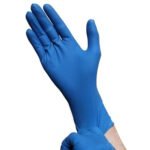 Medi-Inn High-Risk lateksinės vienkartinės pirštinės, labai stiprios, prailgintos 30cm, mėlyna (50vnt)