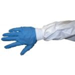 Antistatiniai disposa antrankoviai su megztu rankogaliu, 55 GSM PP, laminuoti, laidūs orui 5B/6B, 44cm (1 pora) - Image 3