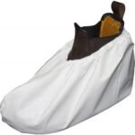 Antistaatilised ühekordsed kingakatted, 55GSM PP, lamineeritud, hingavad 5B/6B, valged (1 paar) - Image 3