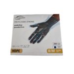 Polüetüleenist HDPE ühekordsed kindad, sinised, dosaatorkarbis (200 tk) - Image 2